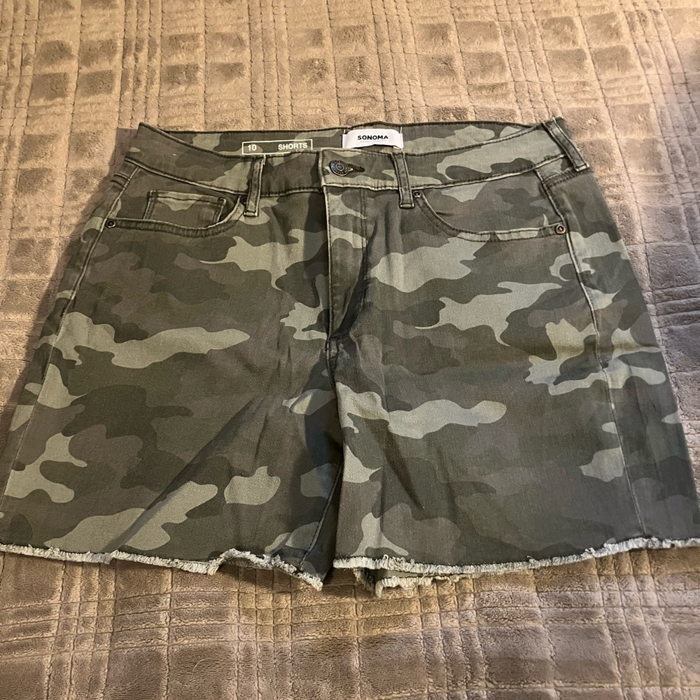 Sonoma Camouflage Jean Shorts